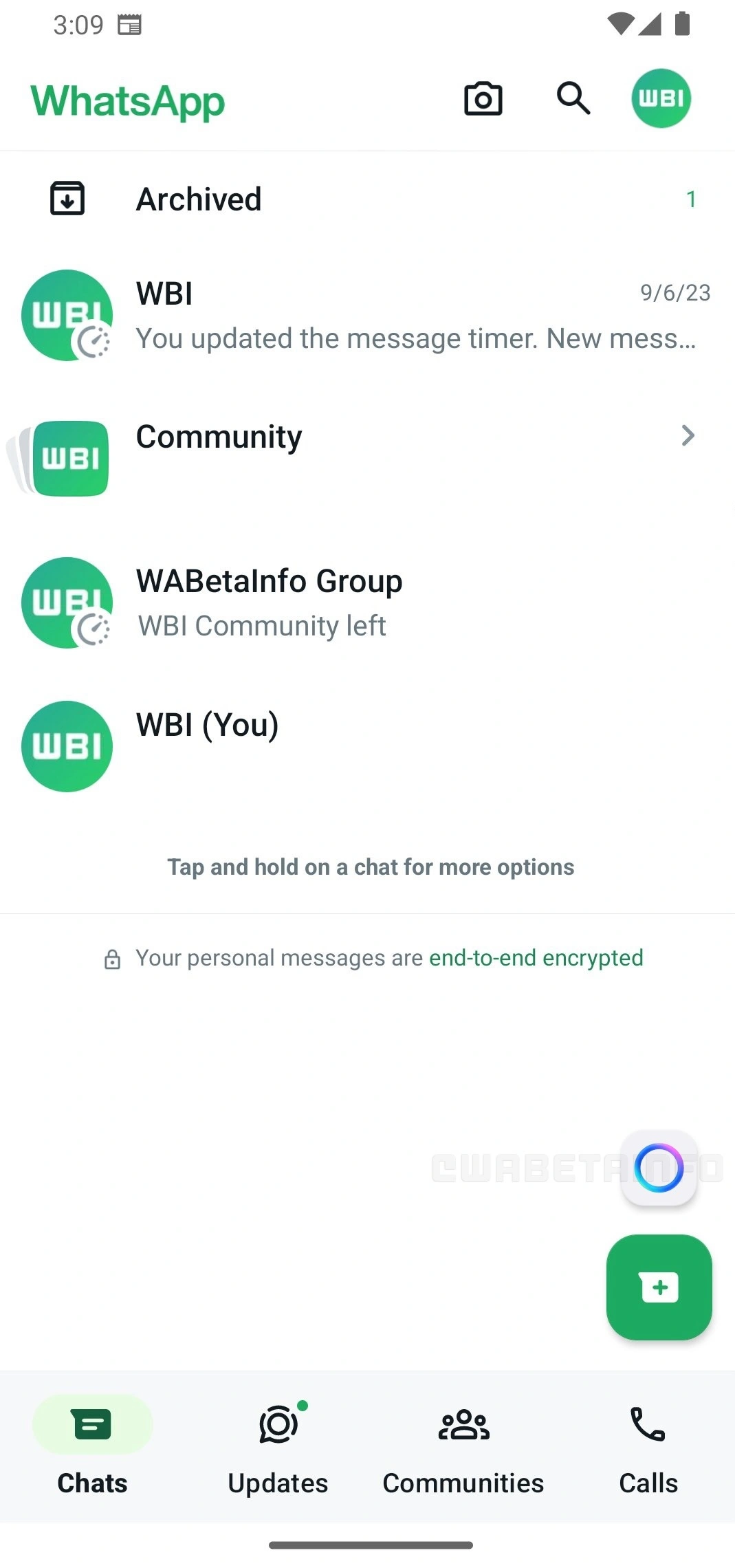 WhatsApp latest services