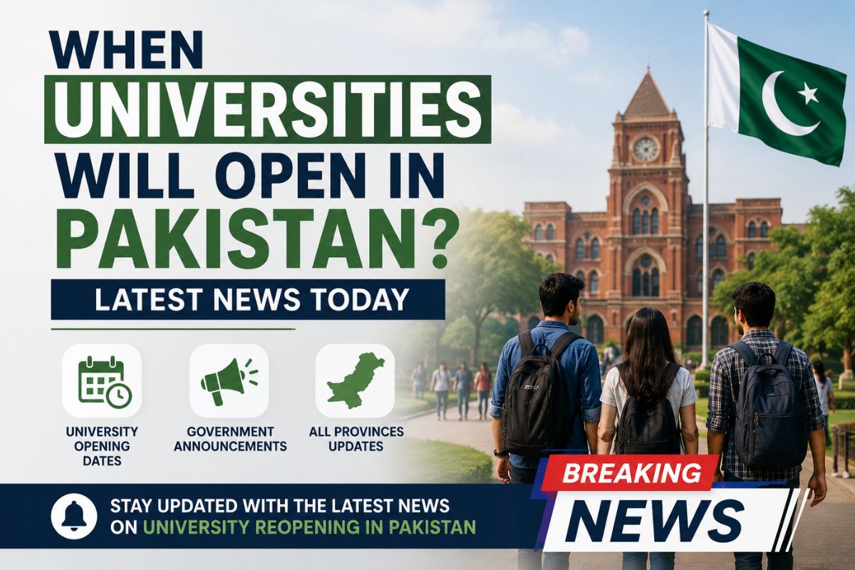 When Universities Will Open in Pakistan Latest News Today
